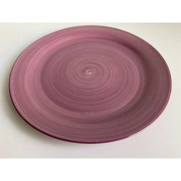 IKEA PLUM PURPLE EGGPLANT Dinner PLATE 9” Dinning Ceramic Pottery Glazed Rare - Picture 1 of 5